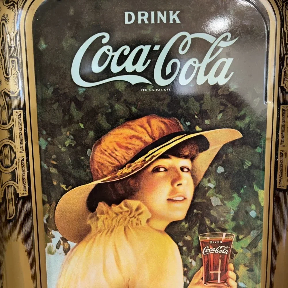 Vintage Coca Cola Metal Advertising Tray